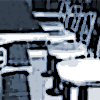 Use your mouse to rotate the Woolworth's Lunch Counter by clicking and dragging either right or left.  Click on the + to zoom in and on the - to zoom out.