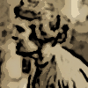 Lucy G. Branham was raised by a suffragist mother and a physician father in Baltimore, Maryland. Following graduate school at Johns Hopkins and Columbia, she worked on various suffrage activities. She was arrested in the National Woman's Party campaign of silent picketing at the White House in September 1917 and served two months in the Occoquan Workhouse and the District jail. Branham participated in the NWP "Prison Special" nationwide tour. Activists spoke about their experiences being arrested for demonstrating for the right to vote. This photograph shows Branham speaking at an outdoor meeting during the tour. She is pictured above a large crowd, wearing prison dress and suffrage sash, with a suffrage flag and camera on a tripod behind her.